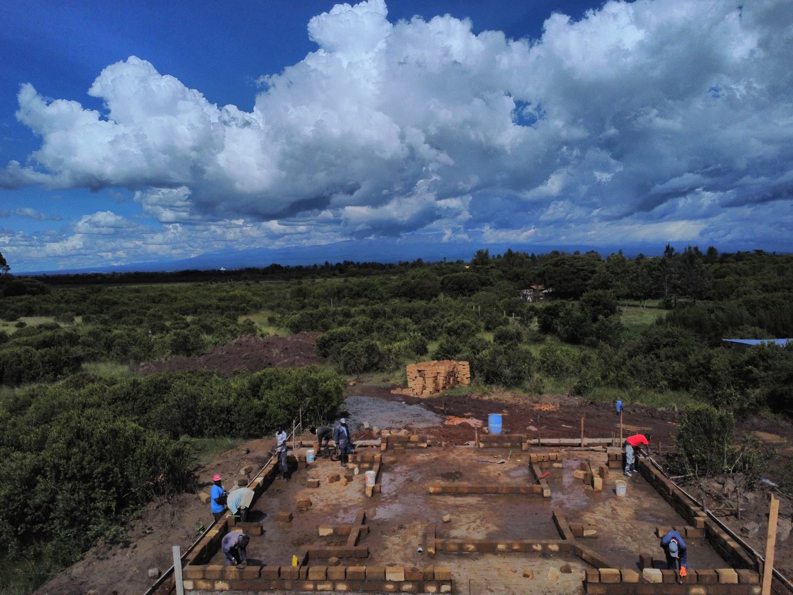 Main house, utility house and DSQ, Sweetwaters, Construction and concrete works, photo 2